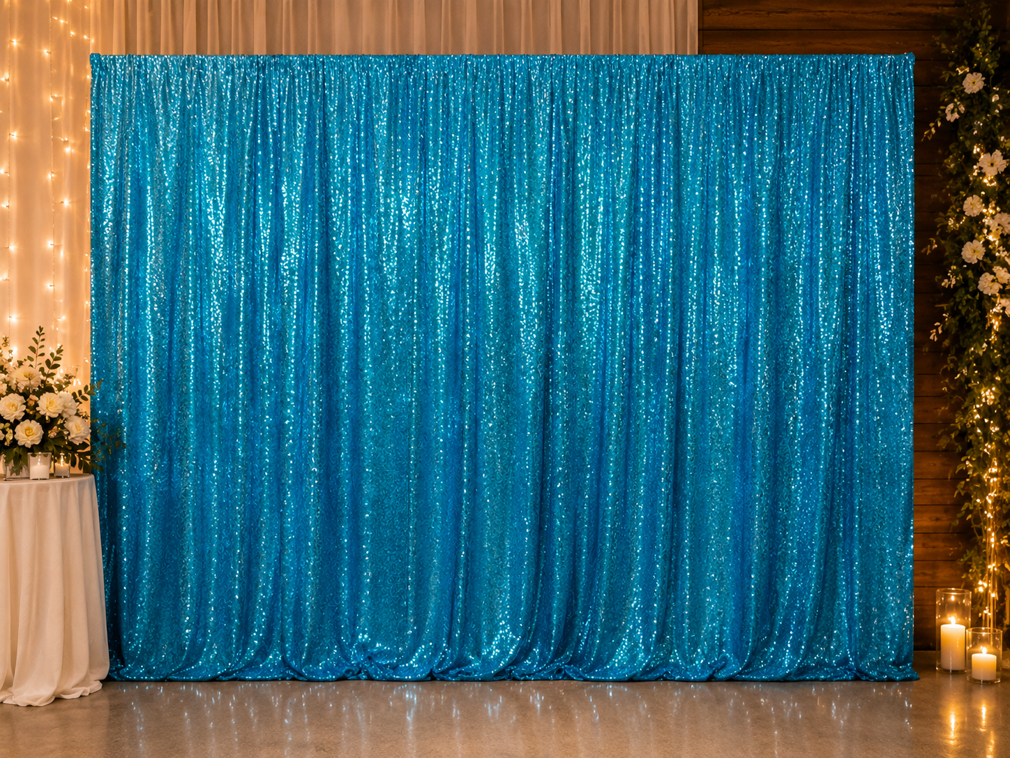 Aqua Blue Sparkle