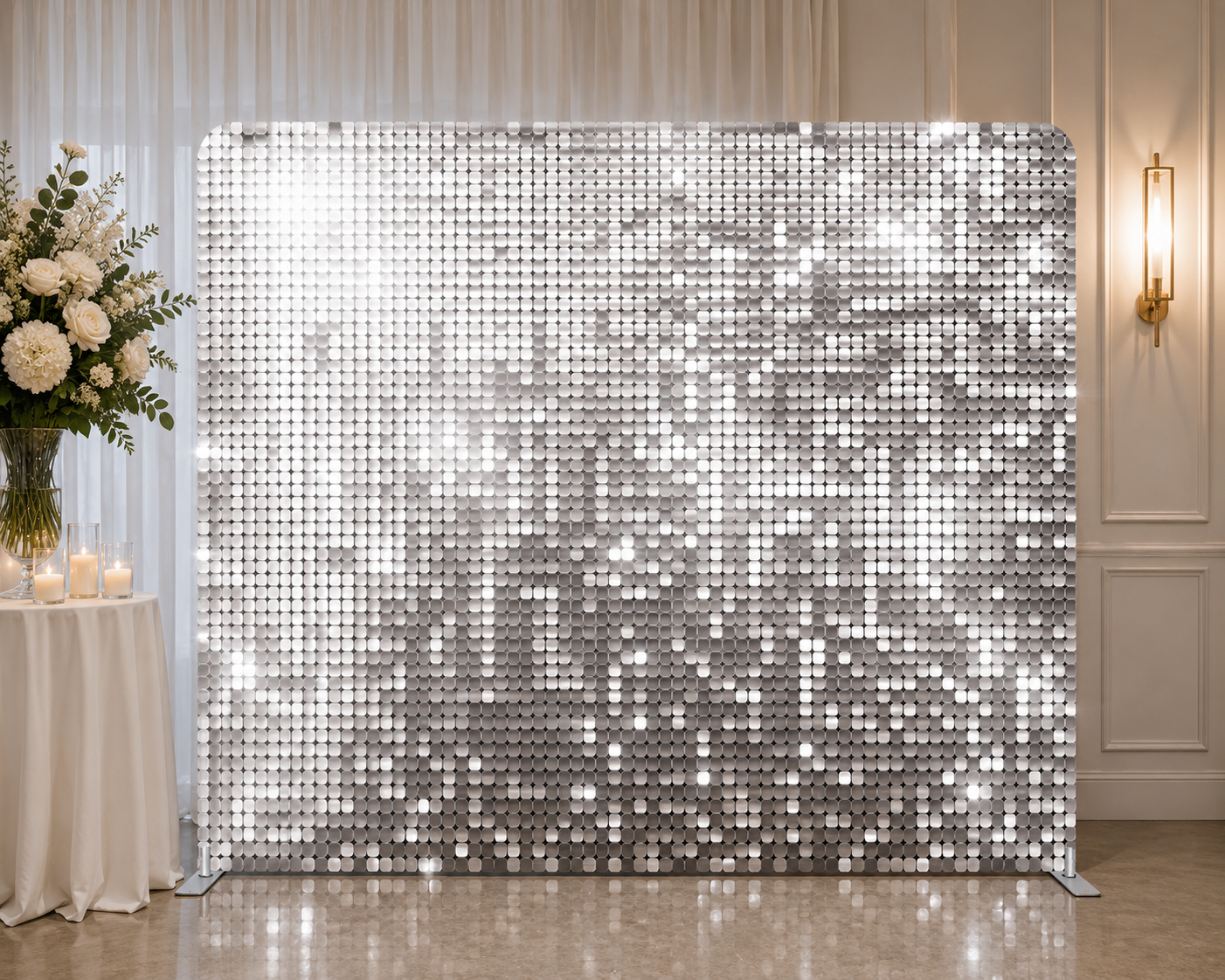 Silver White Elegance